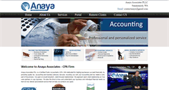 Desktop Screenshot of anaya-associates.com